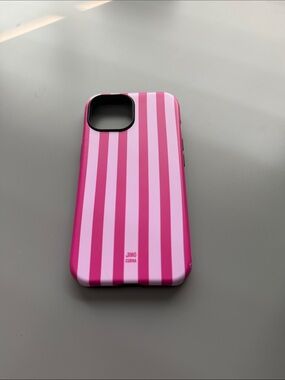 Pink Striped Protective Phone Case